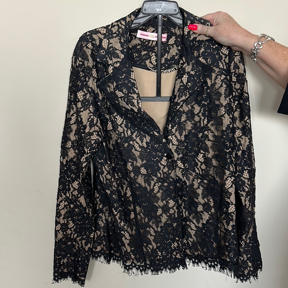 Women's Black Lace blazer